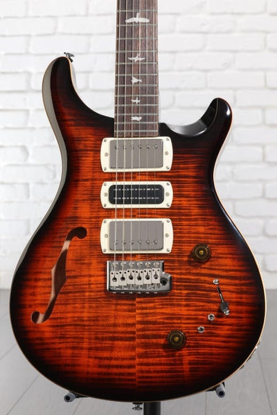 Đàn Guitar Điện PRS SE Special Semi-Hollow - Orange Tiger Smokeburst, Rosewood Fingerboard