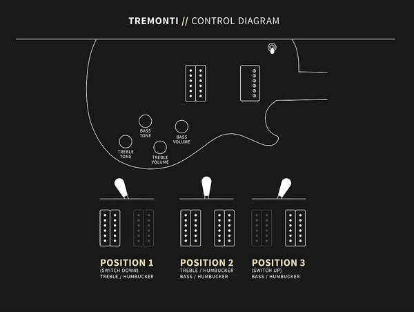 Đàn Guitar Điện PRS Mark Tremonti Signature - Control Diagram