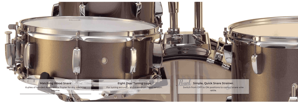 Snare 14"x5" trên Pearl RS505C/C