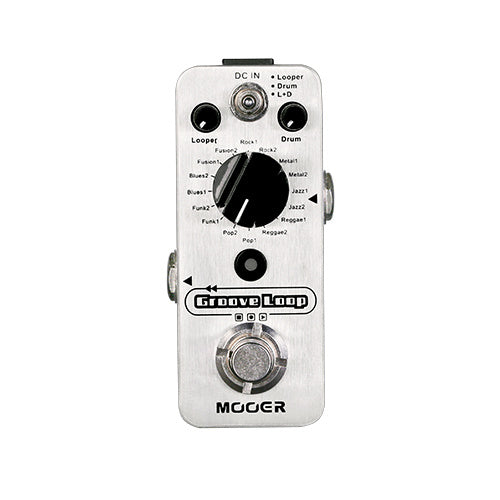 Pedal Guitar Mooer Groove Loop - Drum Machine Looper