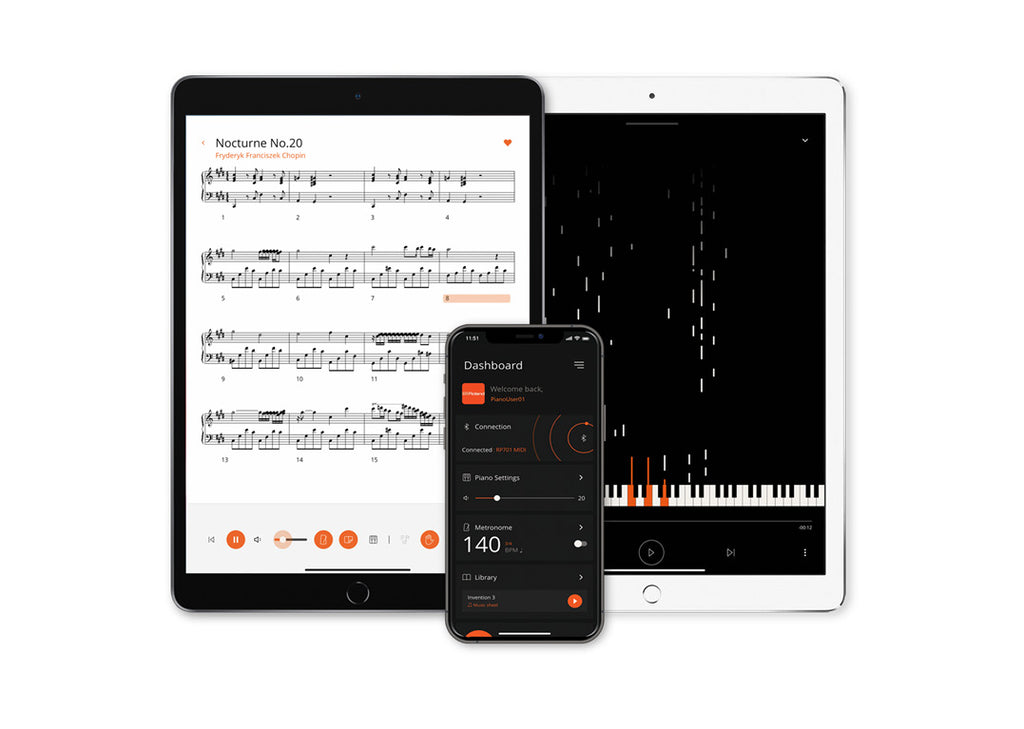 Đàn Piano Điện Roland LX-6 ứng dụng kết nối app một cách dễ dàng