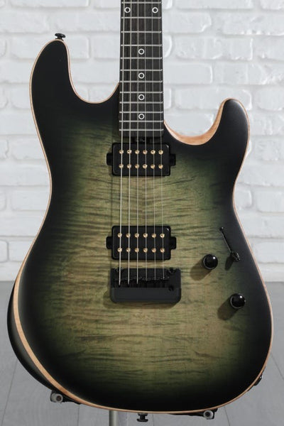 Đàn Guitar Điện Ernie Ball Music Man Rabea Massaad Artist Series Sabre - Emerald Hill Burst