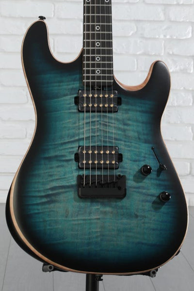 Đàn Guitar Điện Ernie Ball Music Man Rabea Massaad Artist Series Sabre - Carian Burst