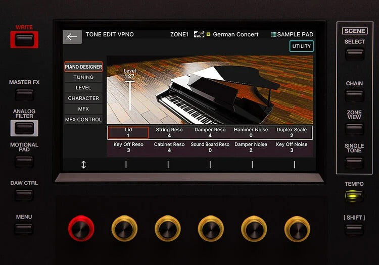 Công nghệ tiên tiến SuperNATURAL và V-Piano trên Roland FANTOM 6 EX