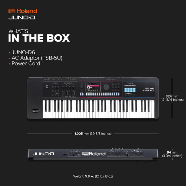 Đàn Synthesizer Roland JUNO-D6 - 61 Phím
