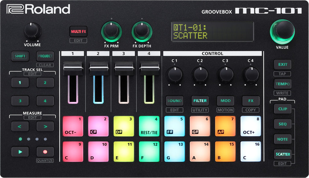 Roland MC-101 4-track Groovebox