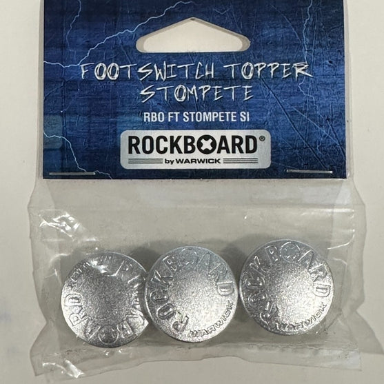 Nút Mở Rộng Footswitch RockBoard StomPete Footswitch Topper Silver, Pack of 3-Mai Nguyên Music