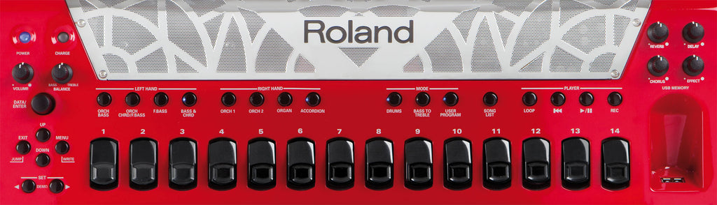 Đàn Accordion Roland FR-8x màu Red