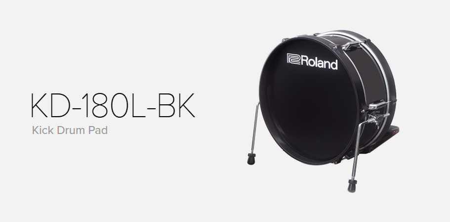 Roland KD-180L-BK 18-inch Kick Drum Pad