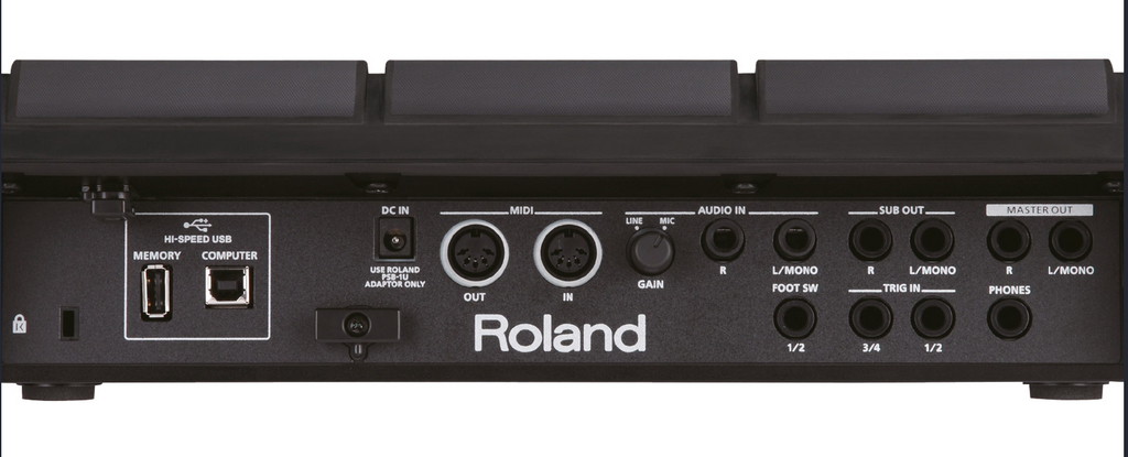 Đầu ra âm thanh trên Roland SPD-SX