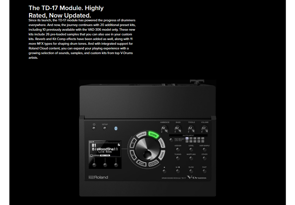 Module Roland TD-17