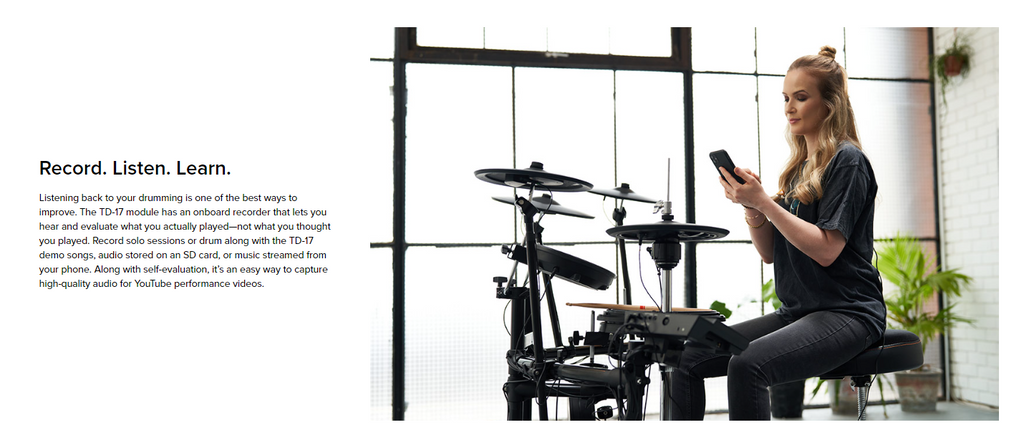 Thu âm trên Roland TD-17