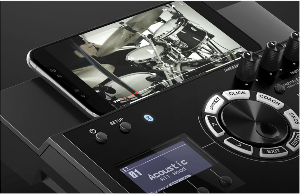 Bộ trống luyện tập mạnh mẽ và kết nối Bluetooth trên Roland VAD-306