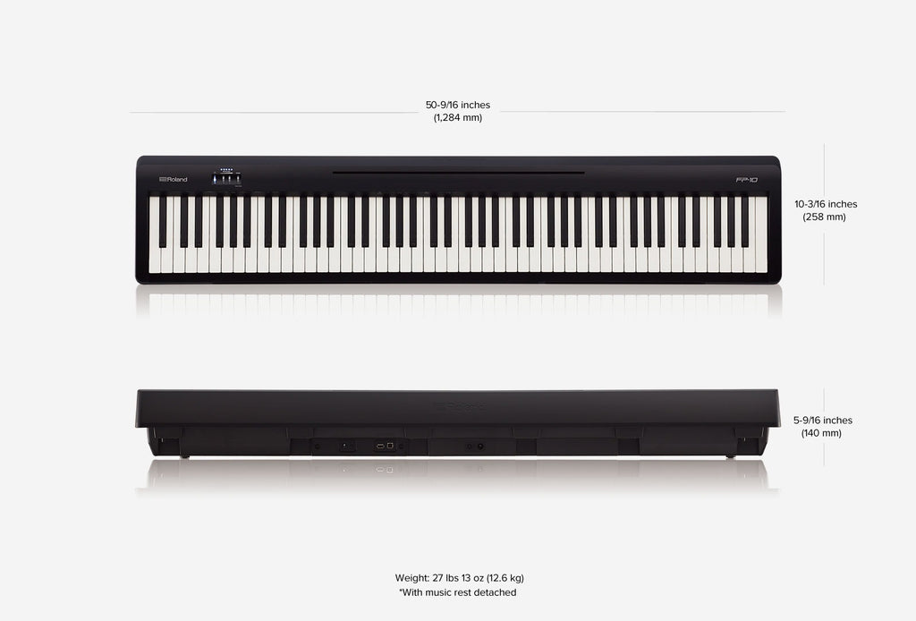 Roland FP-10 thiết kế nhỏ gọn, bắt bắt