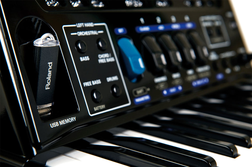 Đàn Accordion Roland FR-1x màu Black