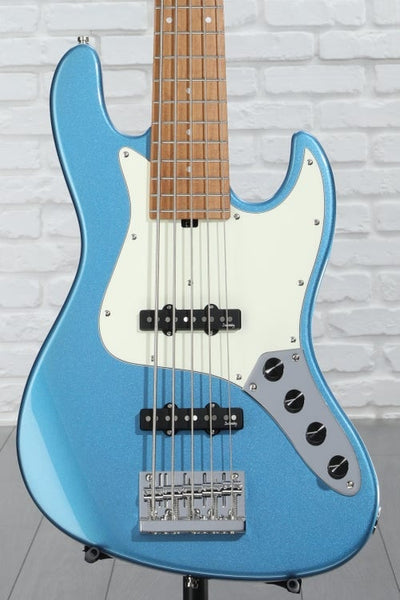 Đàn Guitar Bass 5-dây Sadowsky MetroExpress 21-Fret Vintage JJ - Ocean Blue Metallic, Roasted Maple Fingerboard