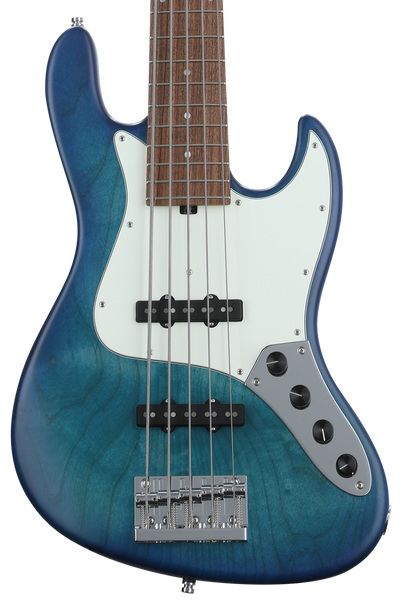 Đàn Guitar Bass 5-dây Sadowsky MetroLine 21-Fret Vintage JJ - Bora Blue Burst Transparent Satin, Red Alder Body, Morado Fingerboard