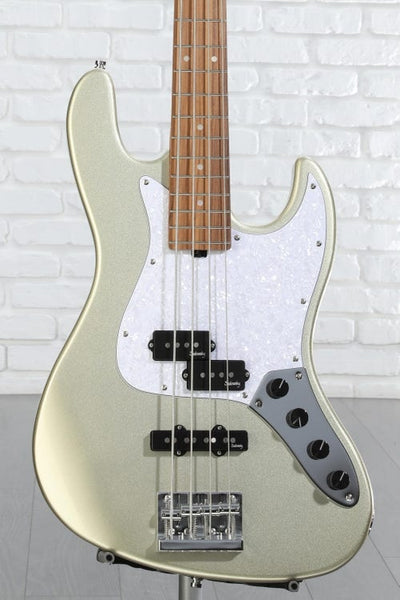 Đàn Guitar Bass 4-dây Sadowsky MetroExpress 21-Fret Hybrid PJ - Champagne Metallic, Morado Fingerboard