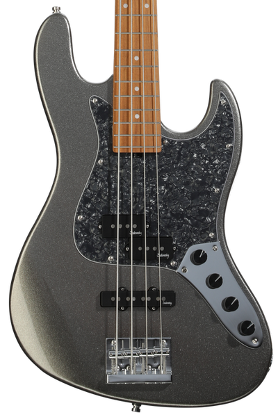 Đàn Guitar Bass 4-dây Sadowsky MetroExpress 21-Fret Hybrid PJ - Silver Metallic, Roasted Maple Fingerboard