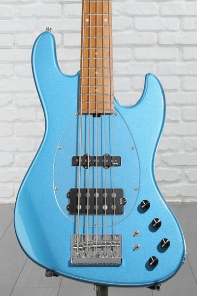 Đàn Guitar Bass 5-dây Sadowsky MetroExpress 21-Fret Vintage MJ - Ocean Blue Metallic, Roasted Maple Fingerboard