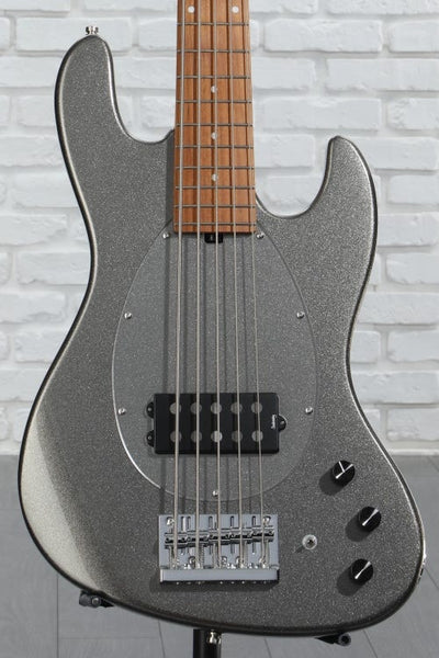 Đàn Guitar Bass 5-dây Sadowsky MetroExpress 21-Fret Vintage M Bass - Silver Metallic, Roasted Maple Fingerboard