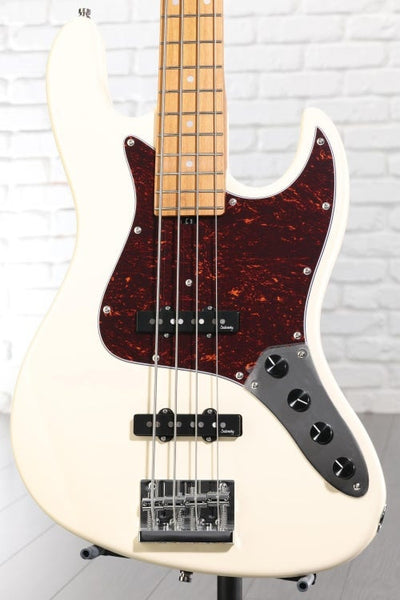 Đàn Guitar Bass 4-dây Sadowsky MetroExpress 21-fret Vintage JJ - Olympic White, Roasted Maple Fingerboard