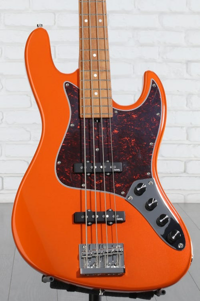 Đàn Guitar Bass 4-dây Sadowsky MetroExpress 21-fret Vintage JJ - Candy Apple Orange Metallic, Morado Fingerboard