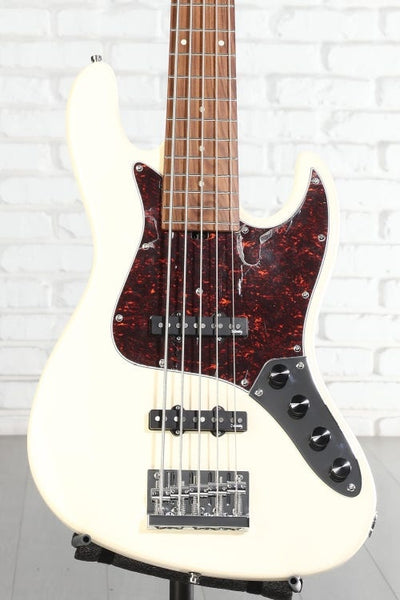 Đàn Guitar Bass 5-dây Sadowsky MetroExpress 21-Fret Vintage JJ - Olympic White, Morado Fingerboard