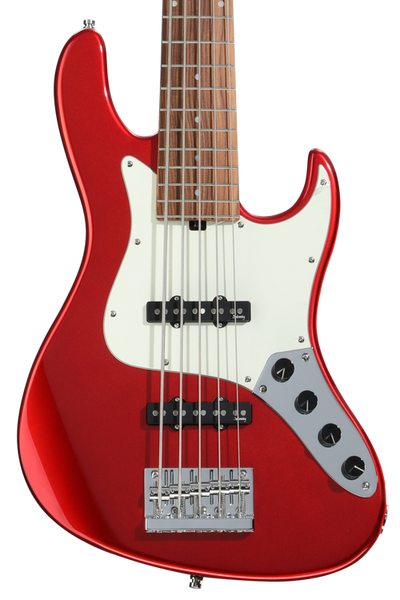 Đàn Guitar Bass 5-dây Sadowsky MetroExpress 22-Fret Will Lee Artist Line - Candy Apple Red Metallic, Morado Fingerboard