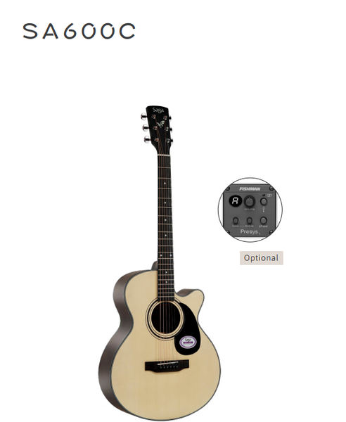 Đàn Guitar Acoustic Saga SA600CE