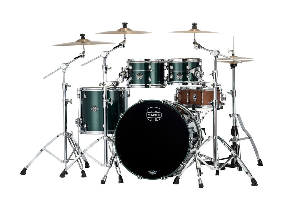 Trống Cơ Mapex SE529XEB Classic Birch 4-Pc Shell Pack màu Brunswick Green Lacquer