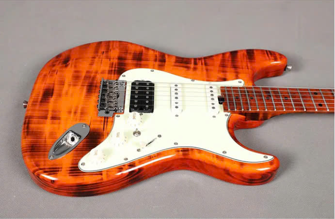 Đàn Guitar Điện Sqoe SEST980, Tiger