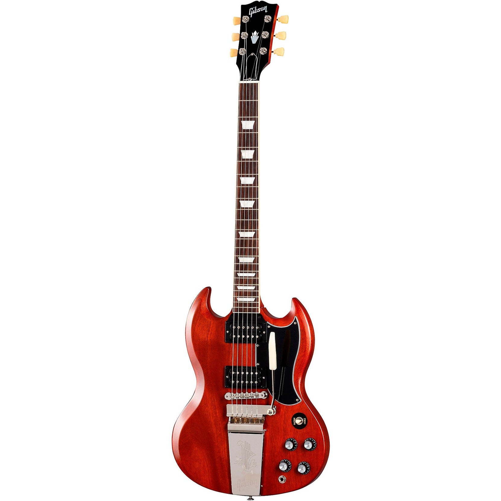 Đàn Guitar Điện Gibson Original Collection SG Standard '61 Faded Maestro Vibrola - Vintage Cherry