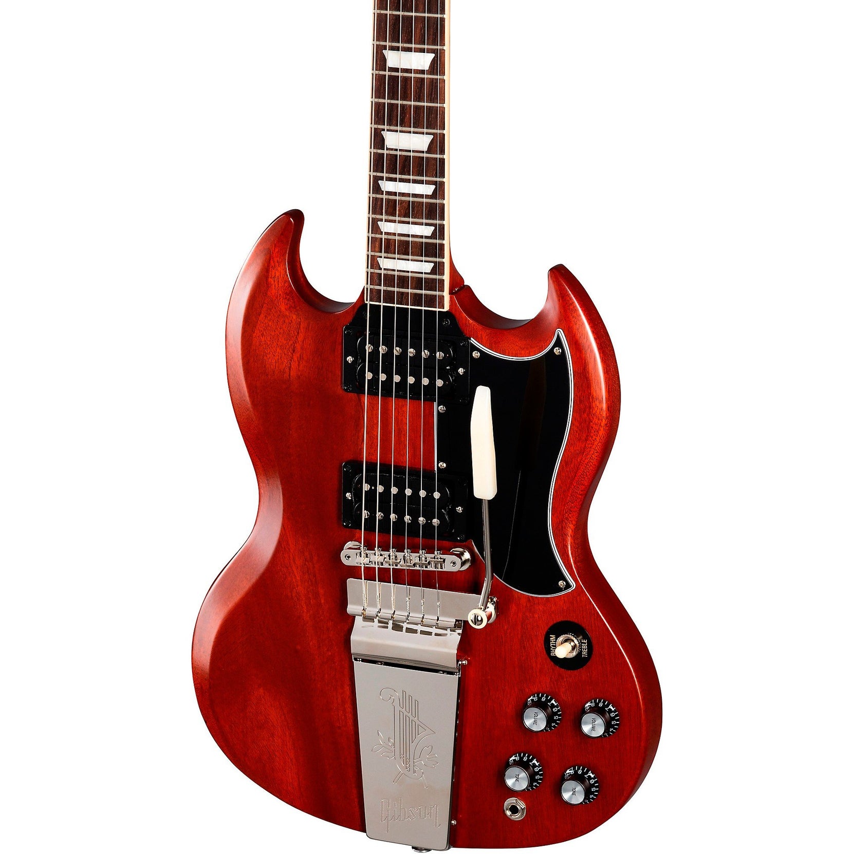 Đàn Guitar Điện Gibson Original Collection SG Standard '61 Faded Maestro Vibrola - Vintage Cherry