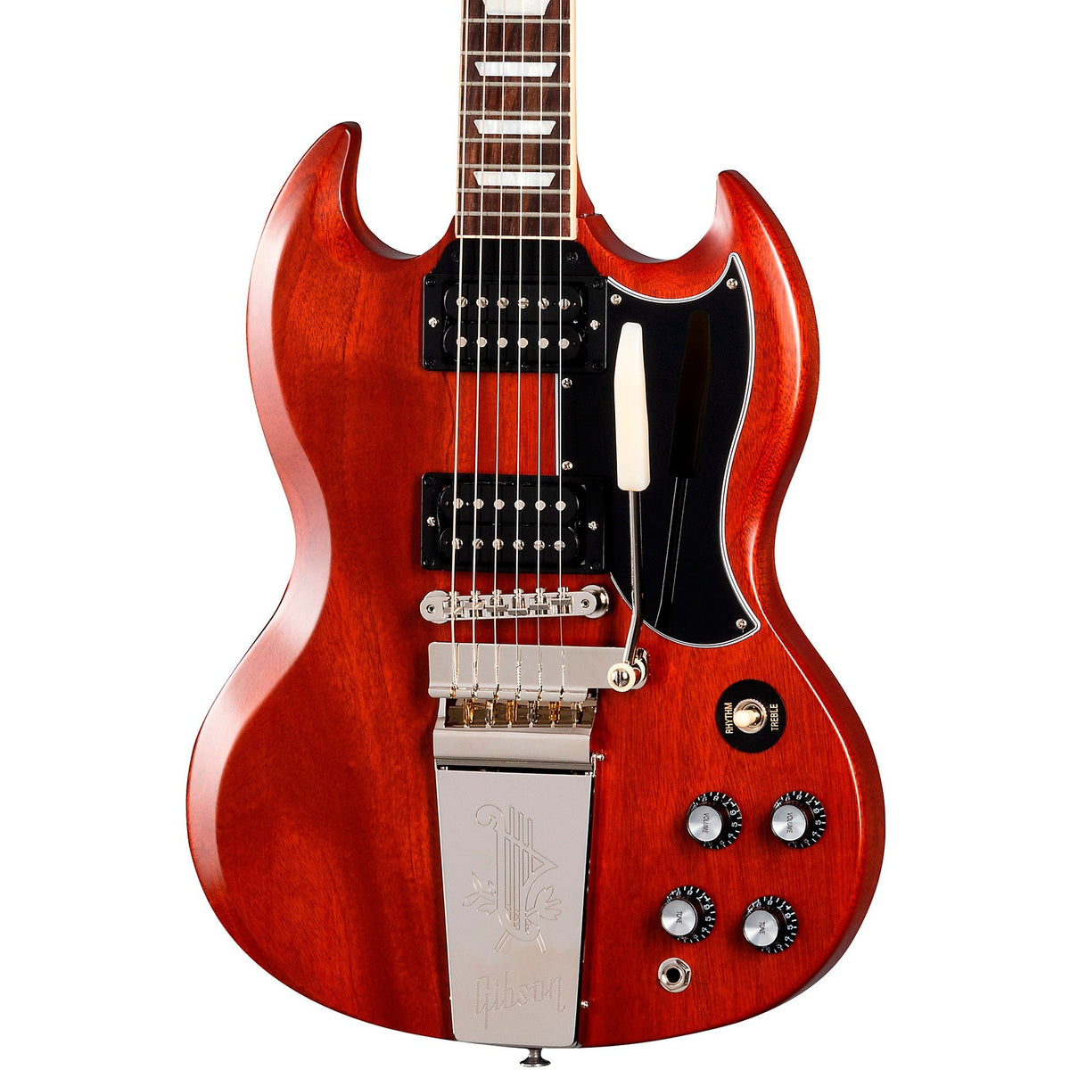 Đàn Guitar Điện Gibson Original Collection SG Standard '61 Faded Maestro Vibrola - Vintage Cherry