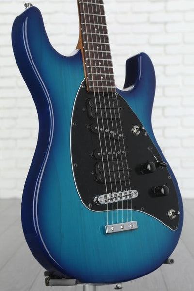 Đàn Guitar Điện Ernie Ball Music Man Steve Morse Signature - Morse Blue Burst