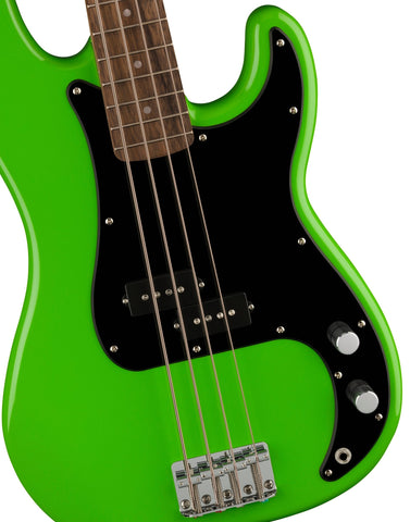 Đàn Guitar Bass 4-dây Squier Limited Edition Sonic Precision Bass - Lime Green w/Laurel Fingerboard