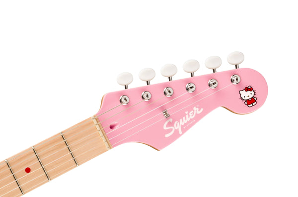 Đàn Guitar Điện Squier Hello Kitty Stratocaster - Maple Fingerboard