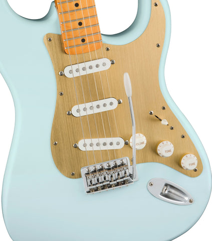 Đàn Guitar Điện Squier 40th Anniversary Stratocaster Vintage Edition, Satin Sonic Blue