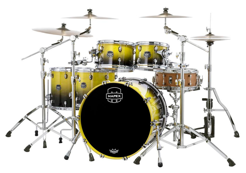 Trống Cơ Mapex SR628XU Studioease 5-Pc Shell Pack (22"/10"/12"/14"/16") màu Sulphur Fade