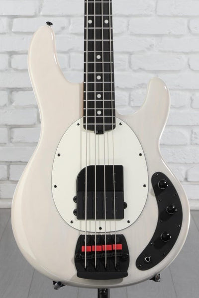 Đàn Guitar Bass 4-dây Ernie Ball Music Man Tim Commerford Artist Series StingRay Passive - Fight Night White