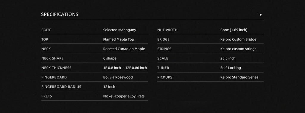 Đàn Guitar Điện Keipro Deluxe Series ST HSS, Rosewood Fingerboard, Flamed Maple Top