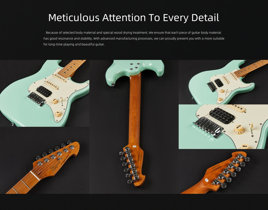 Đàn Guitar Điện Keipro Standard Series ST HSS