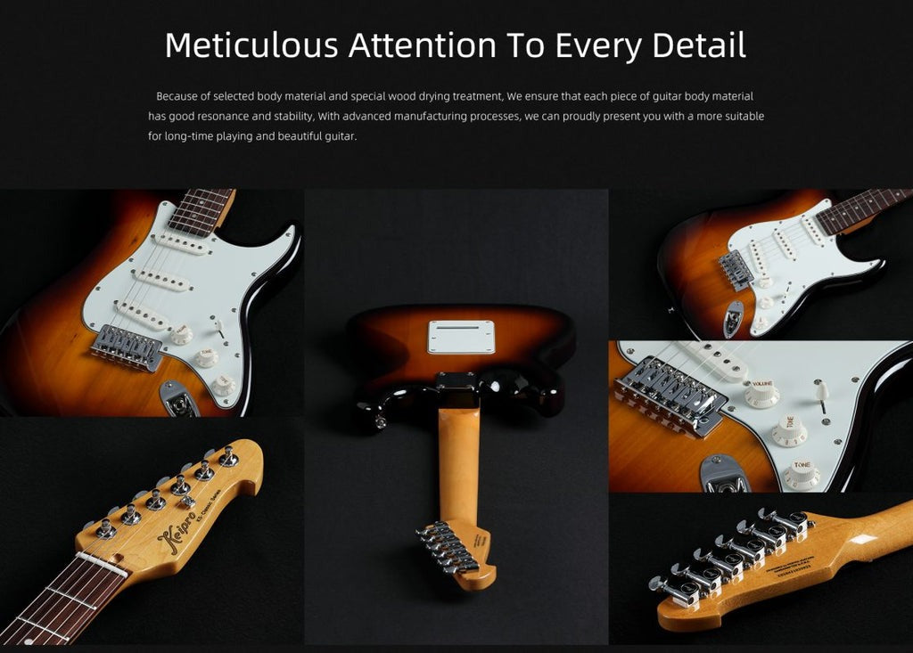 Đàn Guitar Điện Keipro Classic Series ST SSS