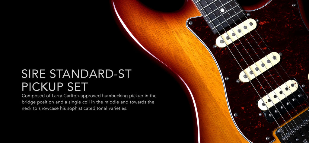 Đàn Guitar Điện Sire Larry Carlton S3 HSS có cấu hình pickup Humbucker - Single-coil - Single-coil