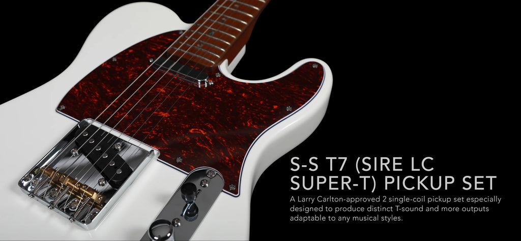 Đàn Guitar Điện Sire Larry Carlton T7 có cấu hình pickup SS T7
