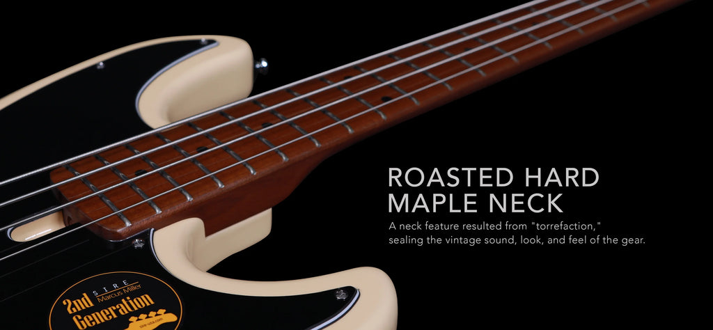 Sire Marcus Miller D5 có cần đàn được thiết kế để chơi mượt mà