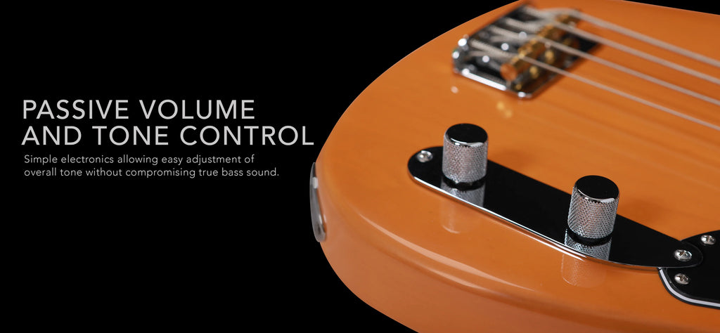 Sire Marcus Miller D5 có passive volume và tone control