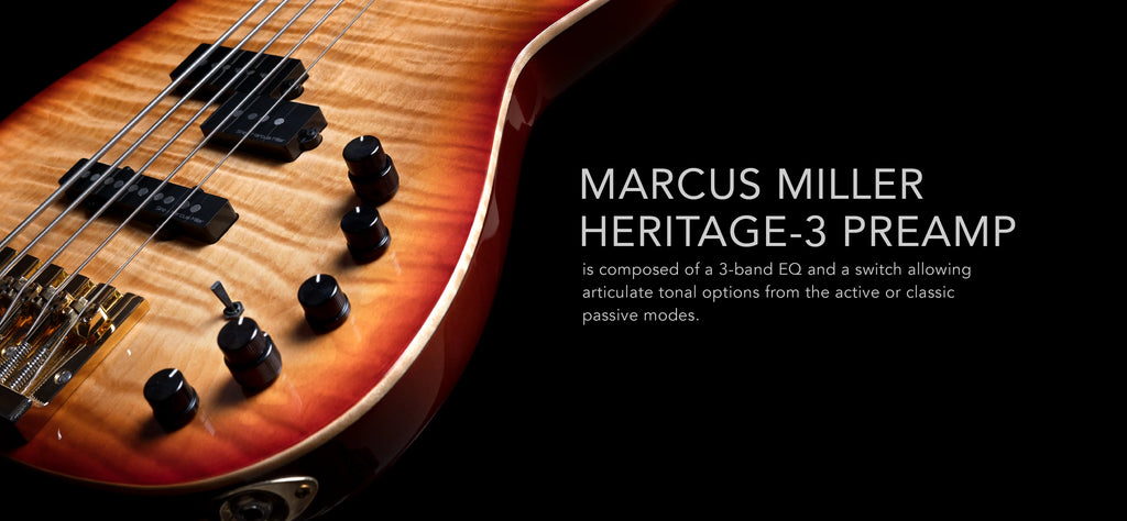 Sire Marcus Miller P10dx được tích hợp preamp Heritage-3