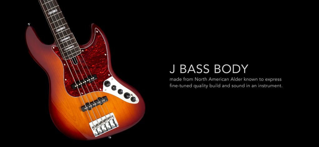 Sire Marcus Miller V7 4-String 2nd Generation Alder có thân đàn J-Bass